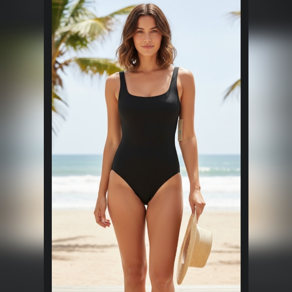 ⭐NWT No Boundaries Black One Piece Swimsuit